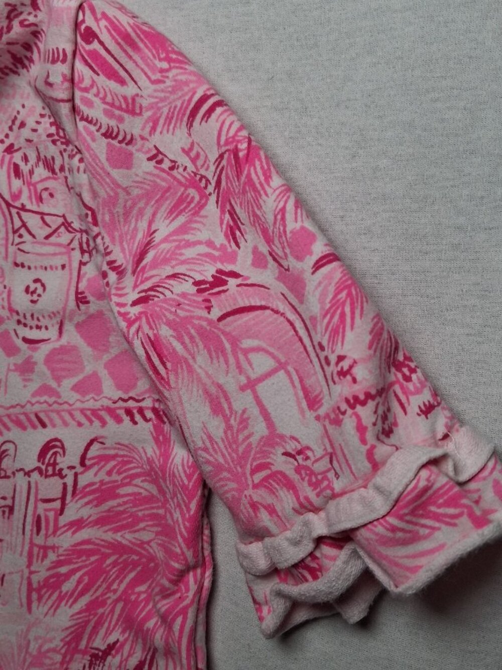 Lilly Pulitzer Kailyn Dress Girls Medium 6-7 Pink Blossom Palm Beach Paradise - Picture 12 of 12